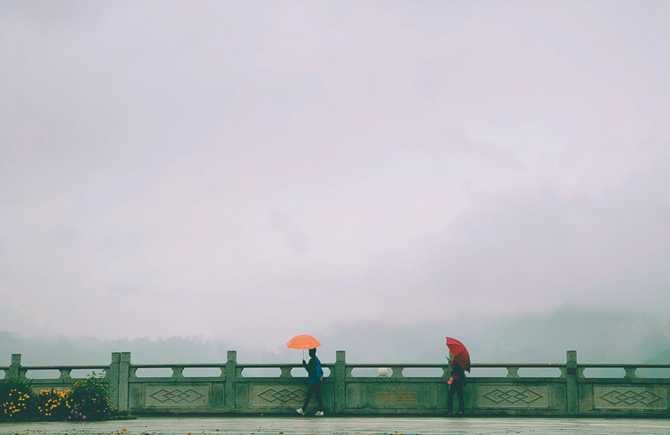 煙雨朦朧 景色如畫(huà)